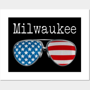 AMERICA PILOT GLASSES MILWAUKEE Posters and Art